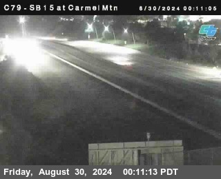 NB 15 at Carmel Mountain Rd.