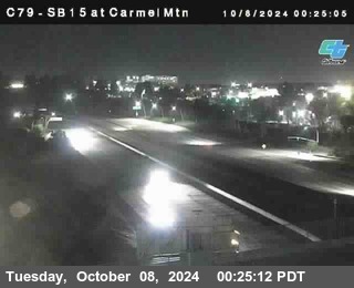 NB 15 at Carmel Mountain Rd.