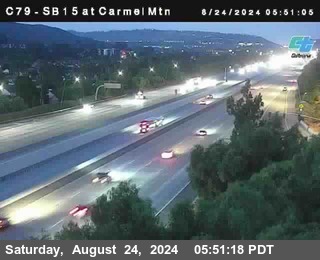 NB 15 at Carmel Mountain Rd.