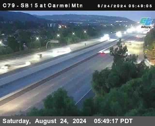 NB 15 at Carmel Mountain Rd.