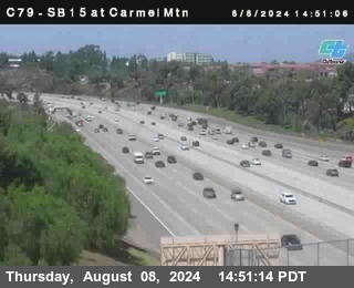 NB 15 at Carmel Mountain Rd.