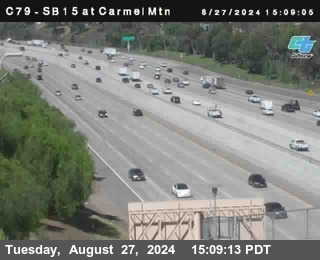 NB 15 at Carmel Mountain Rd.