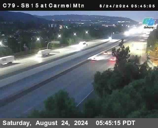 NB 15 at Carmel Mountain Rd.