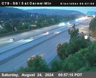 NB 15 at Carmel Mountain Rd.