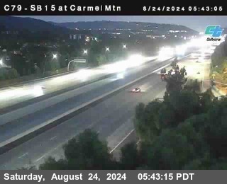 NB 15 at Carmel Mountain Rd.