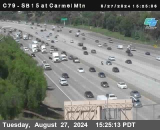 NB 15 at Carmel Mountain Rd.