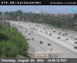 NB 15 at Carmel Mountain Rd.