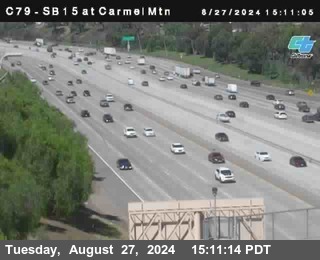 NB 15 at Carmel Mountain Rd.