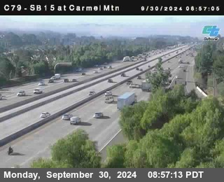 NB 15 at Carmel Mountain Rd.