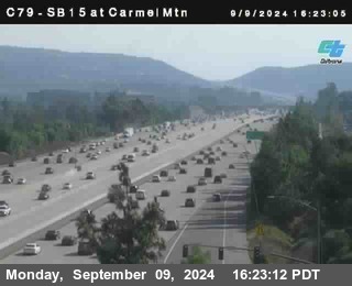 NB 15 at Carmel Mountain Rd.