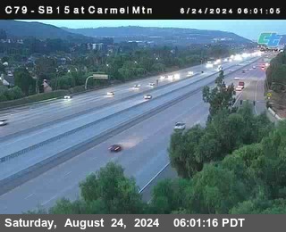 NB 15 at Carmel Mountain Rd.