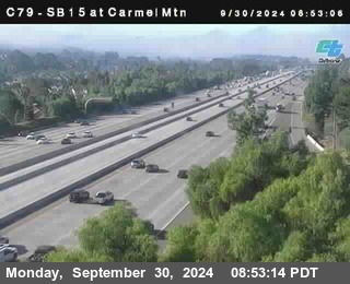 NB 15 at Carmel Mountain Rd.