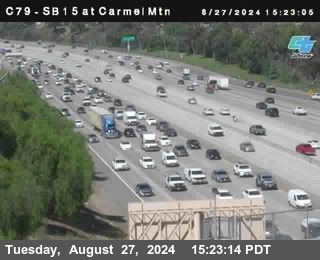 NB 15 at Carmel Mountain Rd.