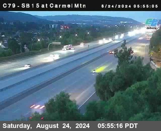 NB 15 at Carmel Mountain Rd.