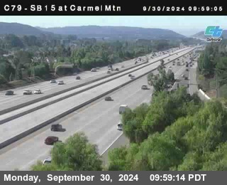 NB 15 at Carmel Mountain Rd.