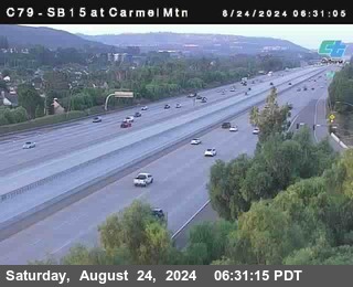 NB 15 at Carmel Mountain Rd.