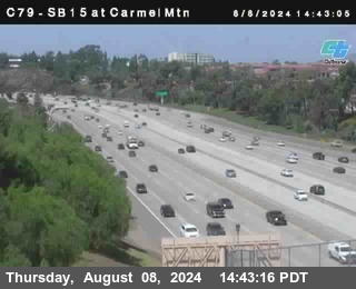 NB 15 at Carmel Mountain Rd.