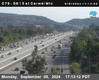 NB 15 at Carmel Mountain Rd.