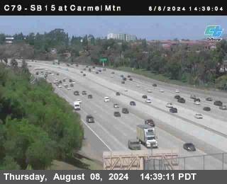 NB 15 at Carmel Mountain Rd.