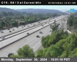 NB 15 at Carmel Mountain Rd.