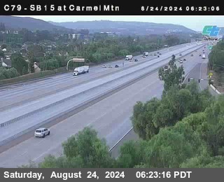 NB 15 at Carmel Mountain Rd.