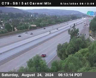 NB 15 at Carmel Mountain Rd.