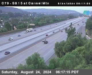 NB 15 at Carmel Mountain Rd.