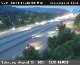 NB 15 at Carmel Mountain Rd.