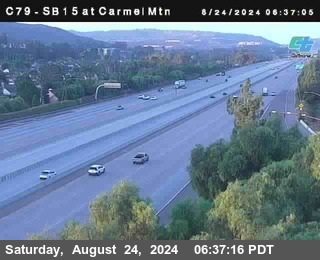 NB 15 at Carmel Mountain Rd.