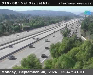 NB 15 at Carmel Mountain Rd.