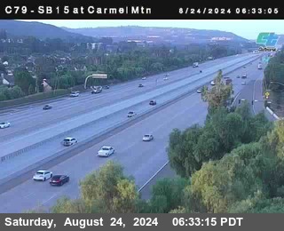 NB 15 at Carmel Mountain Rd.