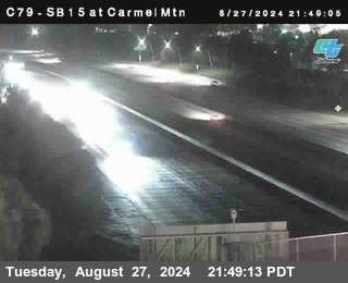 NB 15 at Carmel Mountain Rd.