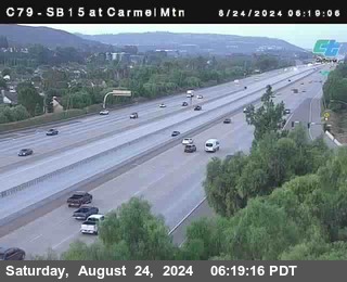 NB 15 at Carmel Mountain Rd.