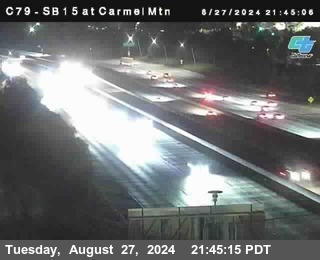 NB 15 at Carmel Mountain Rd.