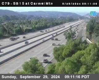 NB 15 at Carmel Mountain Rd.