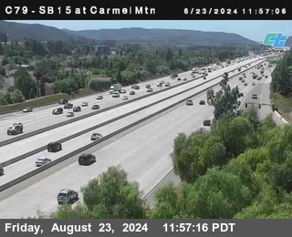 NB 15 at Carmel Mountain Rd.