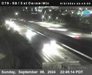 NB 15 at Carmel Mountain Rd.