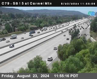 NB 15 at Carmel Mountain Rd.