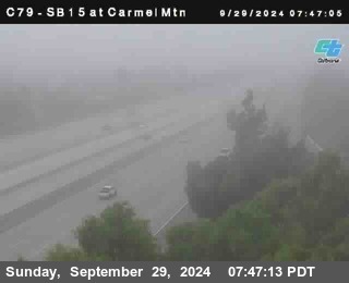 NB 15 at Carmel Mountain Rd.