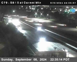 NB 15 at Carmel Mountain Rd.