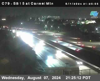 NB 15 at Carmel Mountain Rd.