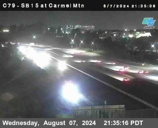 NB 15 at Carmel Mountain Rd.