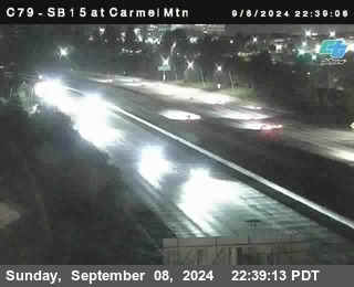 NB 15 at Carmel Mountain Rd.