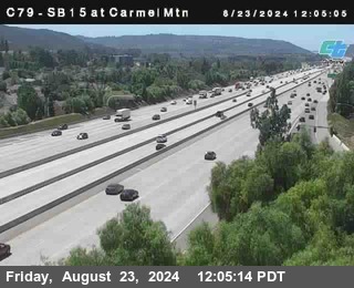 NB 15 at Carmel Mountain Rd.