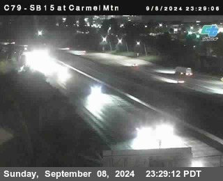 NB 15 at Carmel Mountain Rd.