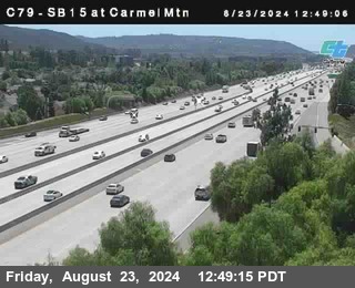 NB 15 at Carmel Mountain Rd.