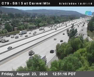 NB 15 at Carmel Mountain Rd.