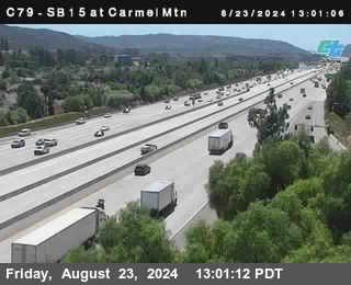 NB 15 at Carmel Mountain Rd.