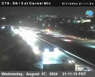 NB 15 at Carmel Mountain Rd.