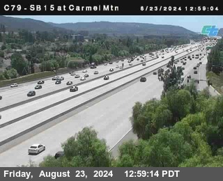 NB 15 at Carmel Mountain Rd.